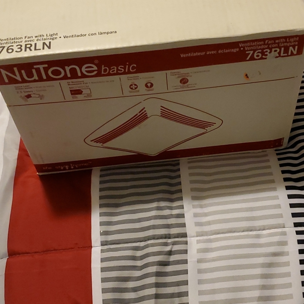 Ventilation fan with light